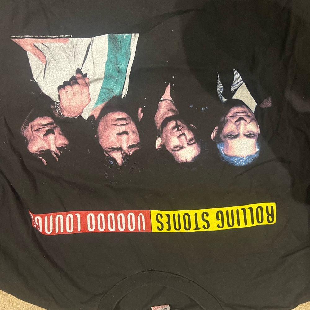 Vintage 1994 Rolling Stones Voodoo Lounge Shirt - Picture 2 of 5